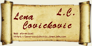 Lena Čovičković vizit kartica